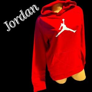 🚫SOLD🚫Jordan Red Pullover Hoodie NEW
